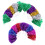 72Pièces Accessoires Cheer Pompons Multicolores Pour Sport Danse 2