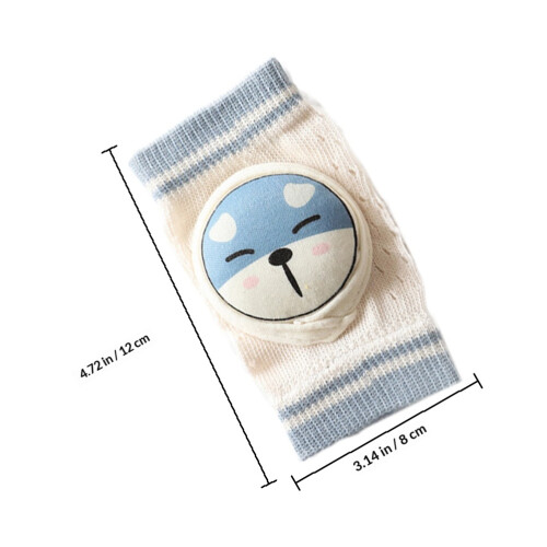 1Paar Babys Knieschoner Baumwoll-Mesh Für Krabbeln 1