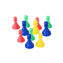 192Pièces Accessoires Chessman Plastique Couleur Variée Jeu Éducatif