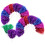 72Pièces Accessoires Cheer Pompons Multicolores Pour Sport Danse 3
