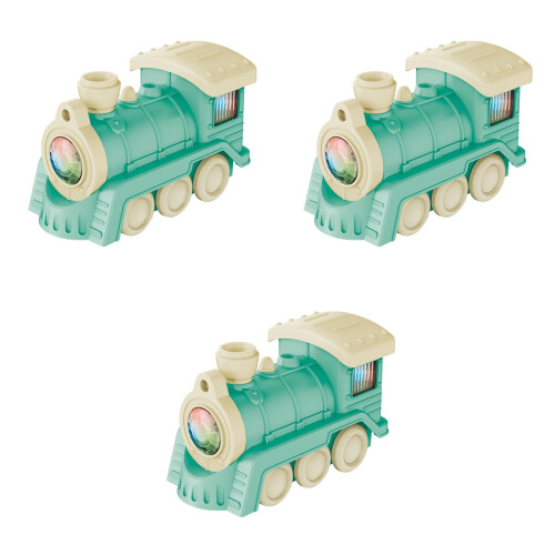 3Pièces Jouet Train Enfant Vert Flottante Musical 2