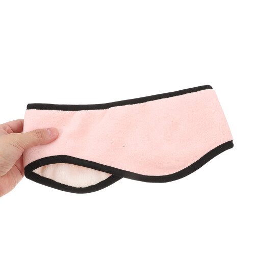 4Pièces Cache-Oreilles Roses Ajustables En Spandex Froid 2
