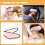 4Pièces Cache-Oreilles Roses Ajustables En Spandex Froid 7
