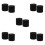 10Pièces Inserts Mousse Port Enceintes Subwoofer Réduction Bruit Noir 5
