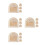 16Pièces Bébé Bois Beige Style Rustique Maison 8