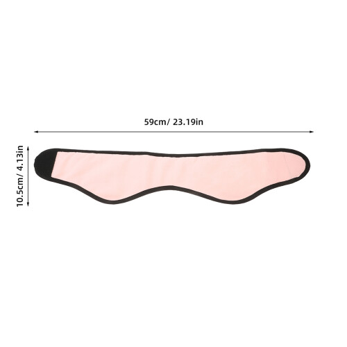 4Pièces Cache-Oreilles Roses Ajustables En Spandex Froid 1