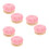 6Pièces Épingle Broderie Kit Rose En Velours Avec Base Bois Durable 4