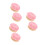 6Pièces Épingle Broderie Kit Rose En Velours Avec Base Bois Durable 5