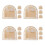 16Pièces Bébé Bois Beige Style Rustique Maison 7