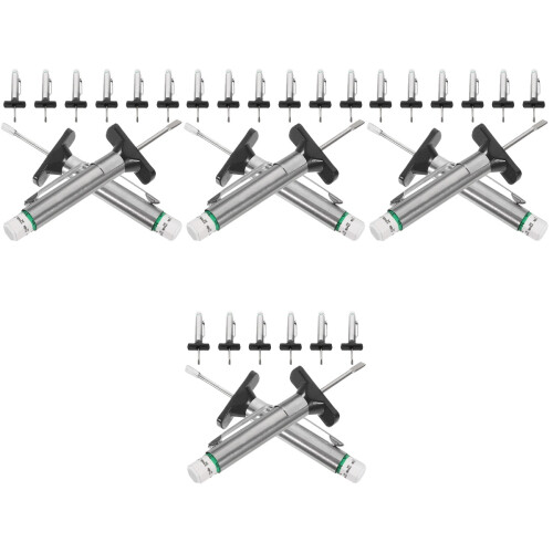32Pièces Instrument Mesure Bande Roulement Auto Argent ABS 2