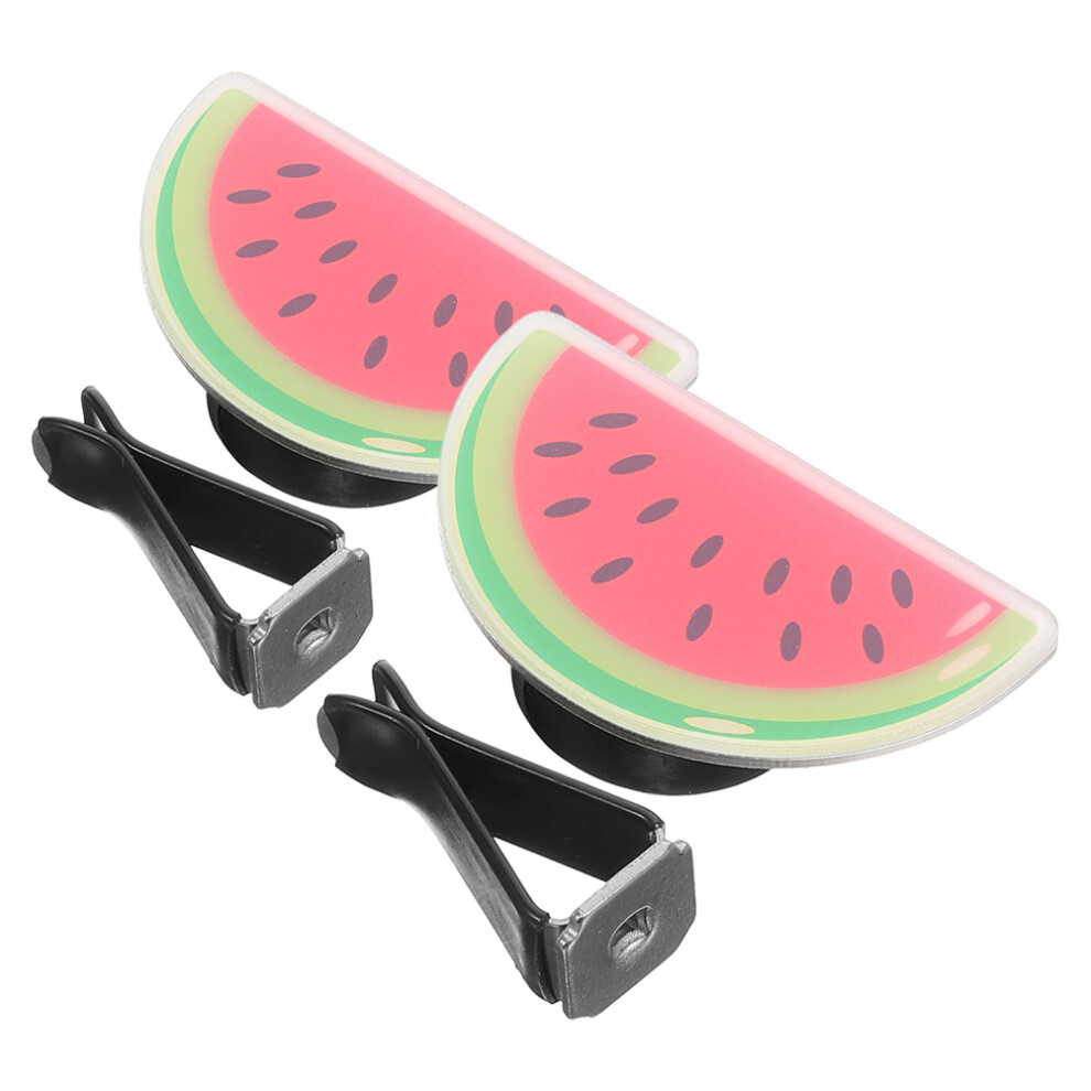 4Pcs Portable Acrylic Watermelon Car Vent Air Freshener Clips 3612303670377