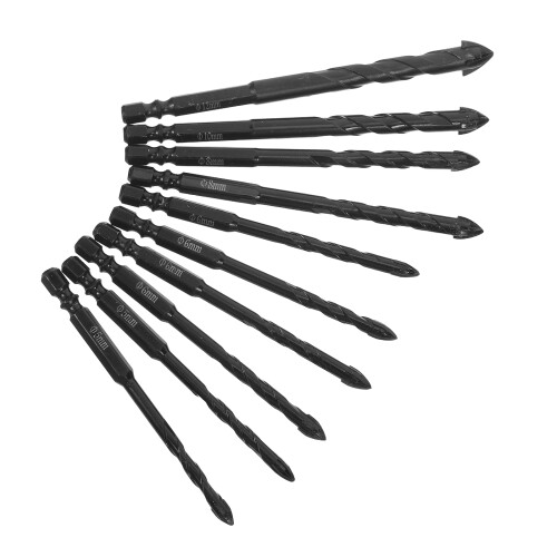 40Pcs High Hardness Alloy Drill Bit Set for Masonry Ceramic Tile Glass 2