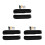 3Pièces Couvre Fourche Noir Alliage Multiusage Protection Durable 4