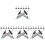 32Pièces Instrument Mesure Bande Roulement Auto Argent ABS 2