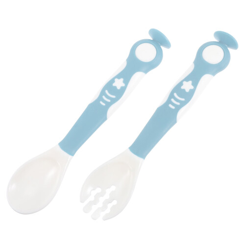 2Ensembles Accessoires Bébé Vert Pp+tpe Fourchette Pour Repas 2