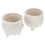 4Pièces Cache-Pots Céramique DIY Peignable Pour Enfants Créatifs 3