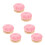6Pièces Épingle Broderie Kit Rose En Velours Avec Base Bois Durable 8