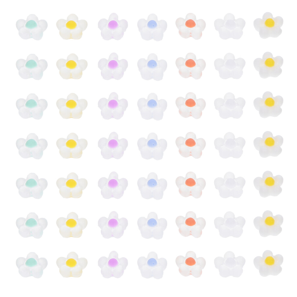 Totority 400Pcs Unique Resin Flower Nail Art Diy Charms Assorted Manicure Decor