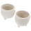 4Pièces Cache-Pots Céramique DIY Peignable Pour Enfants Créatifs 2