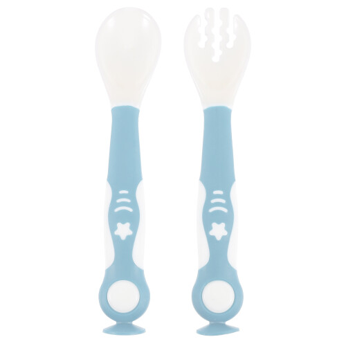 2Ensembles Accessoires Bébé Vert Pp+tpe Fourchette Pour Repas 1