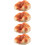4Pcs Orange PU Bread Model Simulation Fake Bread Prop for Bakery Decor 7