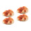 4Pcs Orange PU Bread Model Simulation Fake Bread Prop for Bakery Decor 6