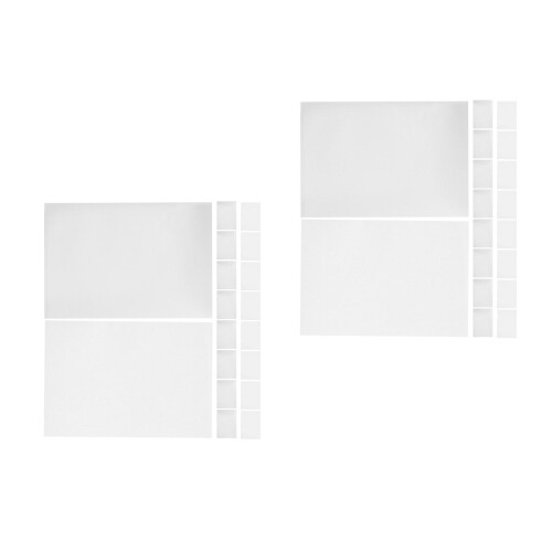 20Sets White Water Soluble Embroidery Stabilizer Paper for Home Use 2