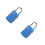 2Pcs Blue Outdoor Password Lock 4-Digit Combination for Suitcases 7