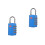 2Pcs Blue Outdoor Password Lock 4-Digit Combination for Suitcases 8