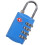 2Pcs Blue Outdoor Password Lock 4-Digit Combination for Suitcases 3