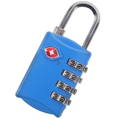 2Pcs Blue Outdoor Password Lock 4-Digit Combination for Suitcases 2