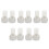 10Pièces Récipient Hydratant Fourmis Transparent Réutilisable 7