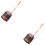 2Pièces Ramasse- Portable Tennis Table Résistant Nylon Acier 7