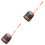 2Pièces Ramasse- Portable Tennis Table Résistant Nylon Acier 4
