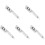 5Pcs Kitchen Cutter Sharpener Ergonomic Design for Daily Use 4