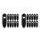 30Pièces Support De Câble Collier Intégré Noir Durable 8