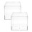 8Pcs Transparent Baseball Display Cases Acrylic Holders for Storage 2