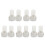 10Pièces Récipient Hydratant Fourmis Transparent Réutilisable 6