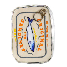 Toilettas Ingeblikte Sardines Vormige Make-up Tas Home-Beige