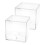 8Pcs Transparent Baseball Display Cases Acrylic Holders for Storage 3