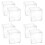 8Pcs Transparent Baseball Display Cases Acrylic Holders for Storage 7