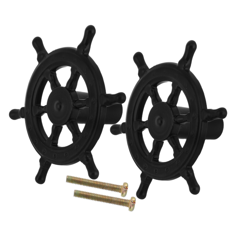 10Pcs Zinc Alloy Black Vintage Cabinet Hardware Handles For Home Use 3611189356078