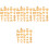 108Sets Light Yellow Acrylic Patchwork Quilting Tools Templates Set 3