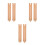6Pcs Versatile Wood Train Track Set Smooth Craftsmanship Toy for Kids 7