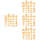 108Sets Light Yellow Acrylic Patchwork Quilting Tools Templates Set 6