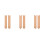 6Pcs Versatile Wood Train Track Set Smooth Craftsmanship Toy for Kids 5