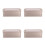 4Pcs Golden Iron Decorative Tin Boxes for Candy Cookie Kitchen Use 9