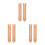 6Pcs Versatile Wood Train Track Set Smooth Craftsmanship Toy for Kids 6