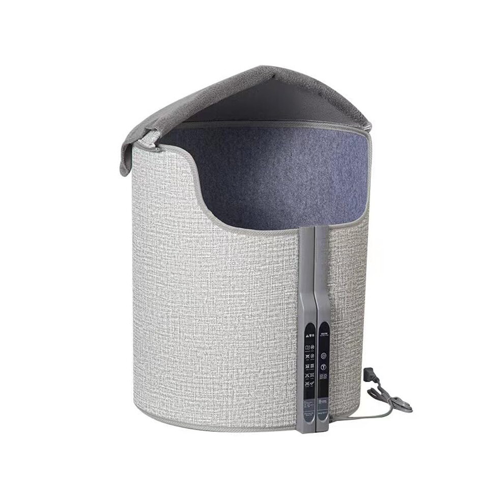 Foldable Foot Warmer with 720 Full Wrap Heating, 5 Temp Settings and 7Speed Timer for Home Office