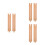 6Pcs Versatile Wood Train Track Set Smooth Craftsmanship Toy for Kids 4